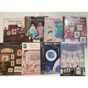 Mixed Lot of Cross Stitch Patterns Booklets (20+)